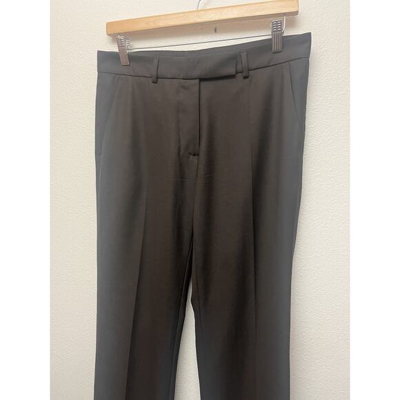 Sofie D’Hoore Brown 100% Wool Trouser Pants Straight Leg Sz 36 - Picture 3 of 7